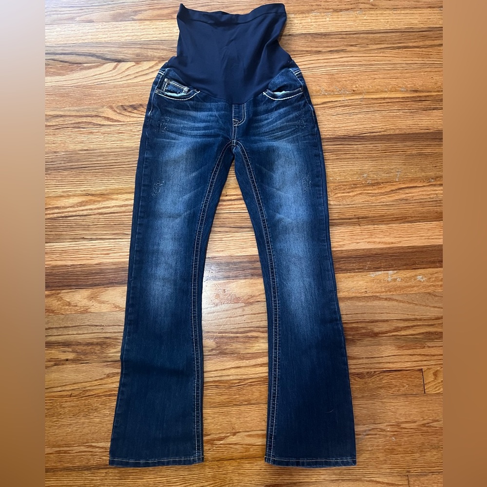 Flare maternity jeans